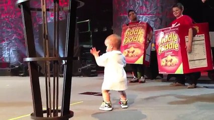 Baby Steals The Show With His Dance Moves