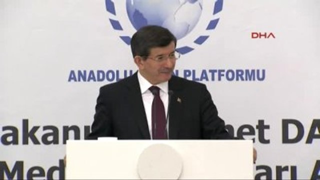Davutoğlu, Anadolu Yayın Platformu'nun Toplantısında Konuştu 3