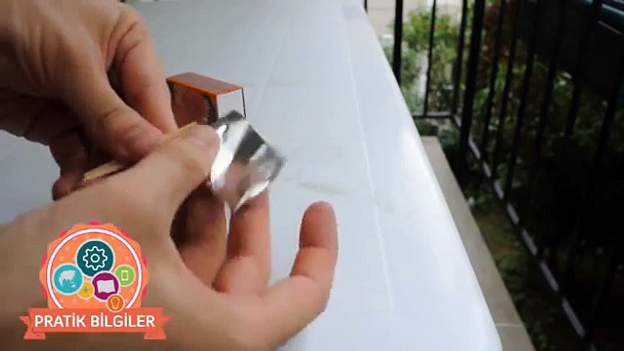 Ev yapımı kız kaçıran! (Super Slow Motion) (How to make a little rocket with matches) ENG
