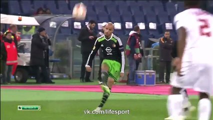 Roma vs Feynoord 1-1 all goals and highlights 19.02.2015