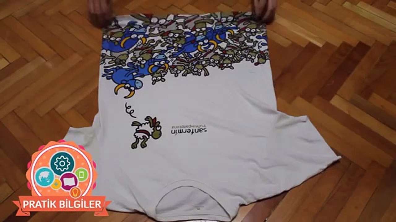 Valizinize tişörtünüzü yanlış koyuyorsunuz! (How to pack tshirts) ENG SBT