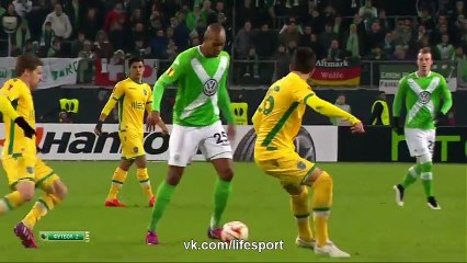 Wolfsburg vs Sporting 2-0 all goals and highlights 19.02.2015
