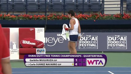 Duba - Muguruza elimina a Carla Suárez