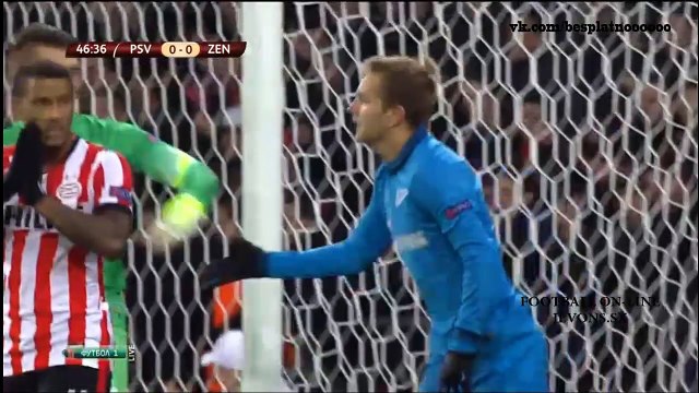 ПСВ - Зенит 0-1 Лига Европы УЕФА 19.02.2015 Обзор матча Highlights
