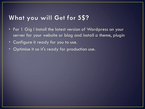 install Wordpress, Plugins And Themes