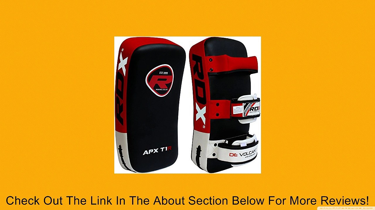 Authentic RDX Thai Kick Boxing Strike Curved Arm Pad MMA Focus Muay Punch Shield Mitt RD (SINGLE ITEM) Review