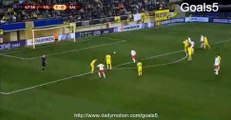 Jonathan Soriano Penalty Goal Villarreal 1 - 1 Salzburg Europa League 19-2-2015