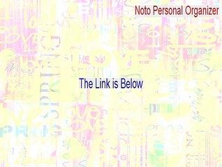 Noto Personal Organizer Full [Free Download]