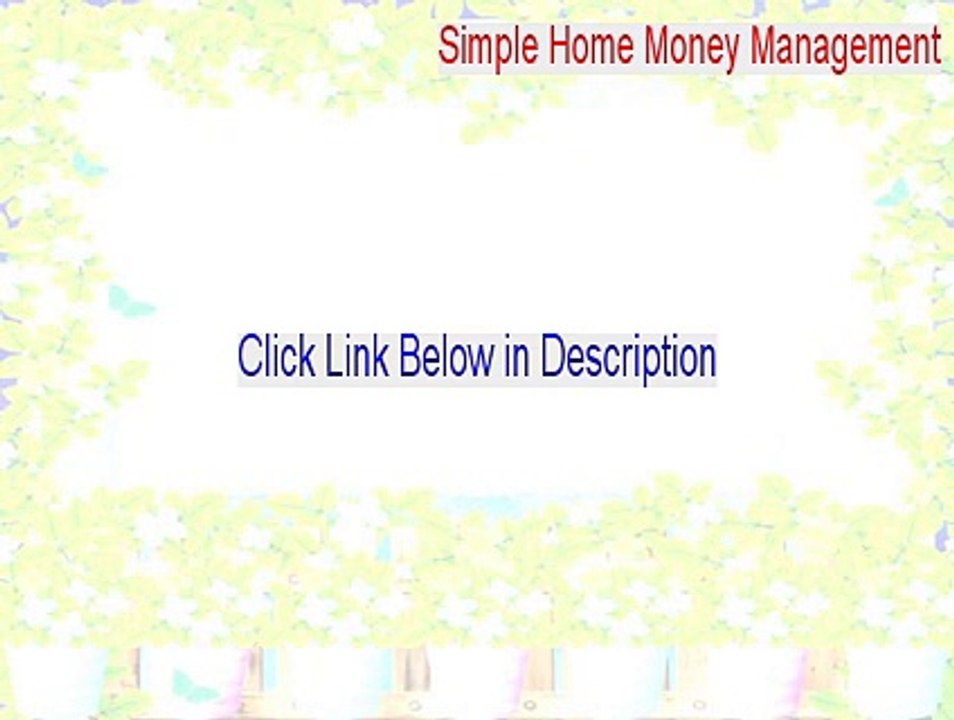 Simple Home Money Management Key Gen (simple home money management reviews 2015)