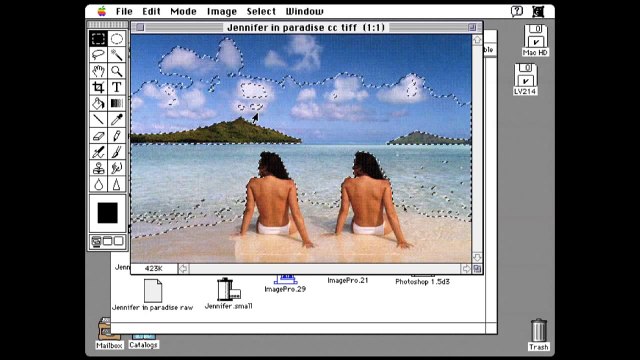 La première version de Photoshop