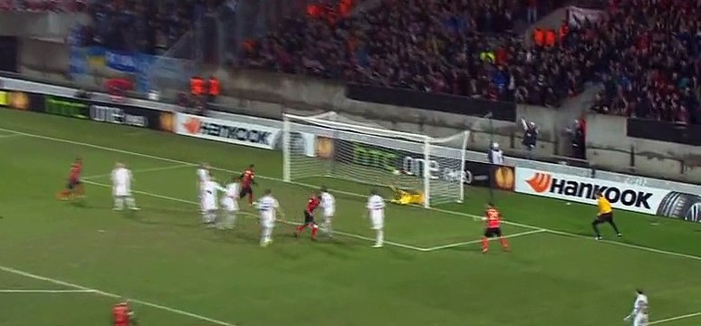 Goal Diallo M. - Guingamp 2 - 1 Dynamo Kiev - Europa League - Play Offs - 19/02/2015