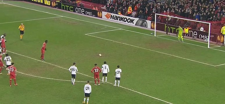 Goal Balotelli M. (Penalty) - Liverpool 1 - 0 Besiktas - Europa League - Play Offs - 19/02/2015