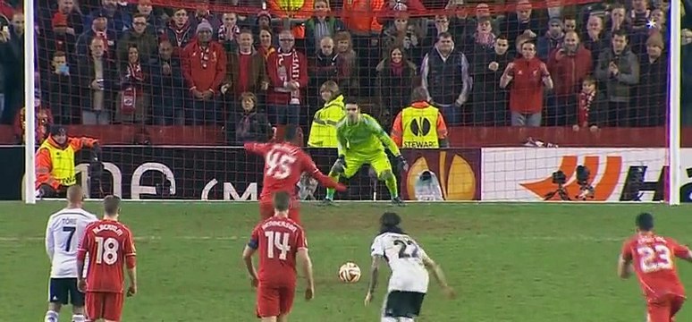 Goal Balotelli M. (Penalty) - Liverpool 1 - 0 Besiktas - Europa League - Play Offs - 19/02/2015