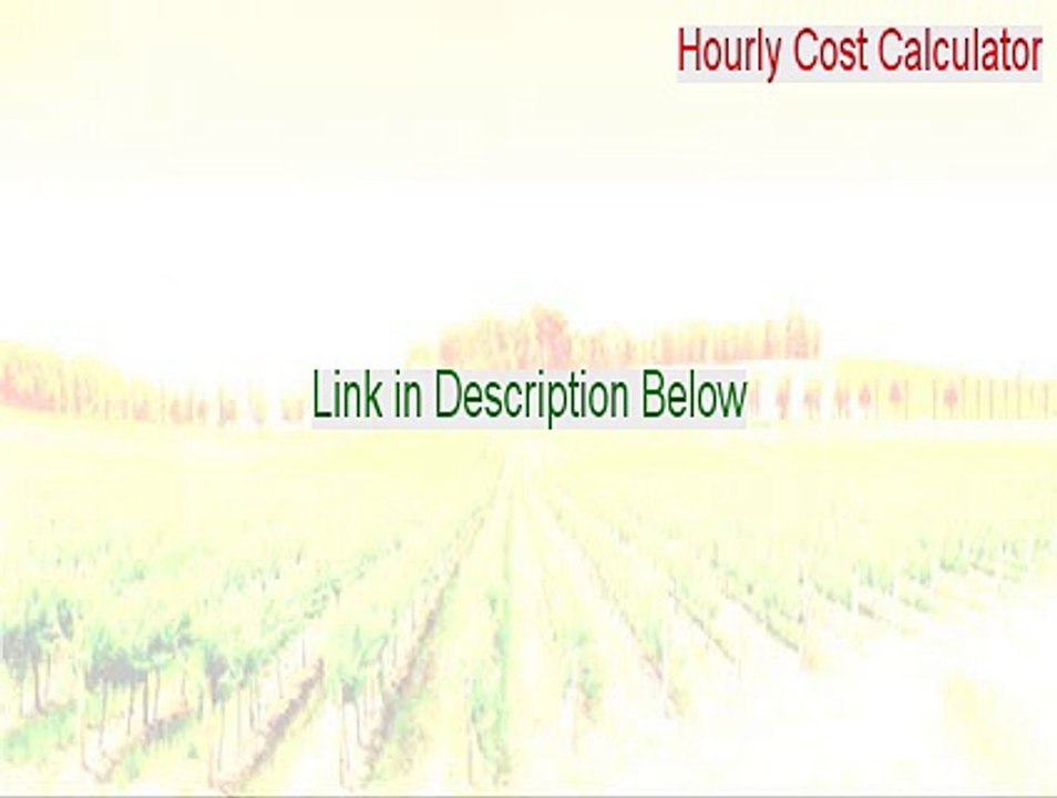 Hourly Cost Calculator Full Download - employee hourly cost calculator 2015