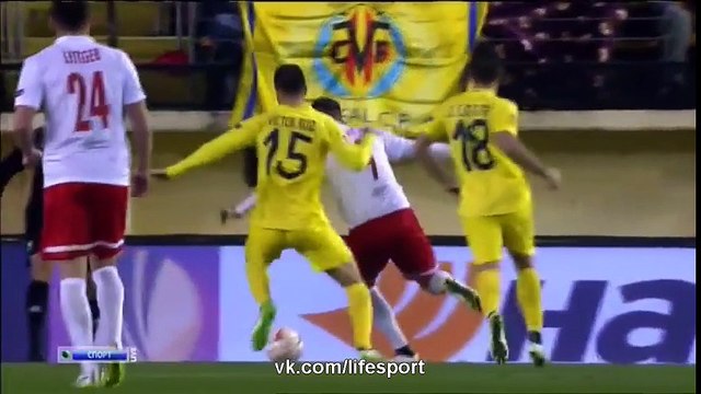 Villarreal 2 - 1 FC Salzburg All Goals and Full Highlights 19/02/2015 - Europa League