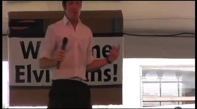 Dean Z sings Promised Land at Elvis Week 2007 video