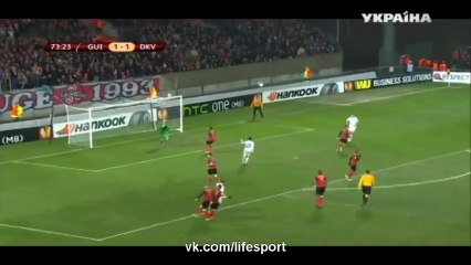 Télécharger la video: Guingamp 2 - 1 Dynamo Kiev All Goals and Full Highlights 19/02/2015 - Europa League