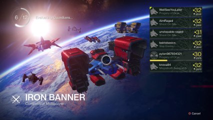 Destiny PS4 [Hawkmoon] Competitive Part 679 - Iron Banner (Rusted Lands, Earth) [With Commentary]