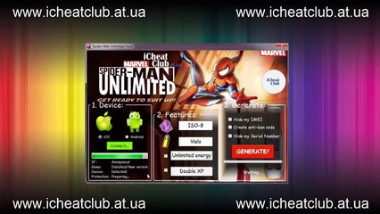 Spider-Man Unlimited Generator Resources 2015 | ISO-8, Vials, Energy Hack tool !