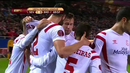 Download Video: Sevilla Vs Borussia M'Gladbach 1-0 Highlights [UEFA C2] 19-02-2015