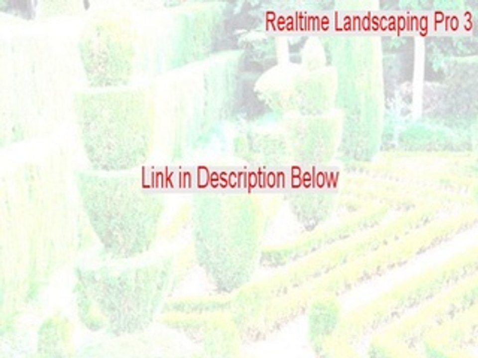 Realtime Landscaping Pro 3 Crack - Realtime Landscaping Pro 3realtime landscaping pro 3 demo [2015]