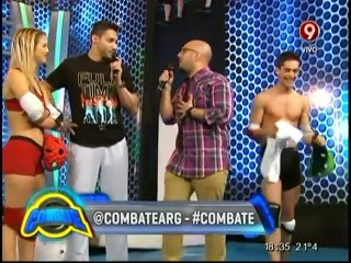 Partecita Flor Vigna y Sergio Celli en Combate 24-09-14