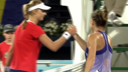 WTA Dubai: Halep bt Makarova (6-3 1-6 7-5)