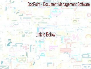 DocPoint - Document Management Software Serial - Instant Download [2015]
