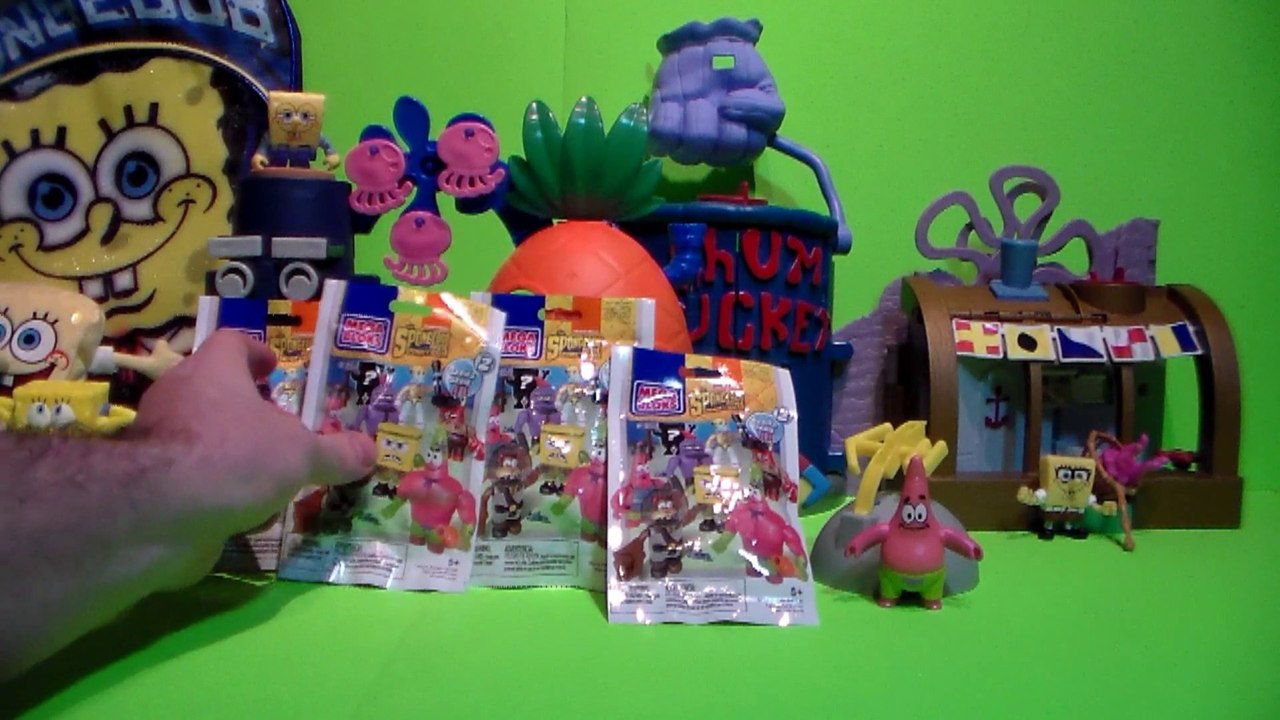 Spongebob Mega Bloks Surprise Blind Bags Sponge Out of Water Series 2