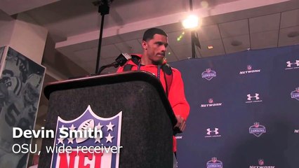 Devin Smith at the NFL Combine
