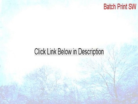 Batch Print SW (2014) Key Gen [Legit Download]