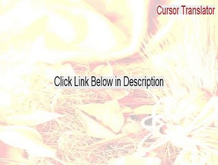 Cursor Translator Keygen - Instant Download (2015)