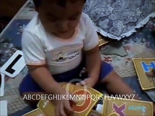 18 Months Old Learning To Read The Alphabet