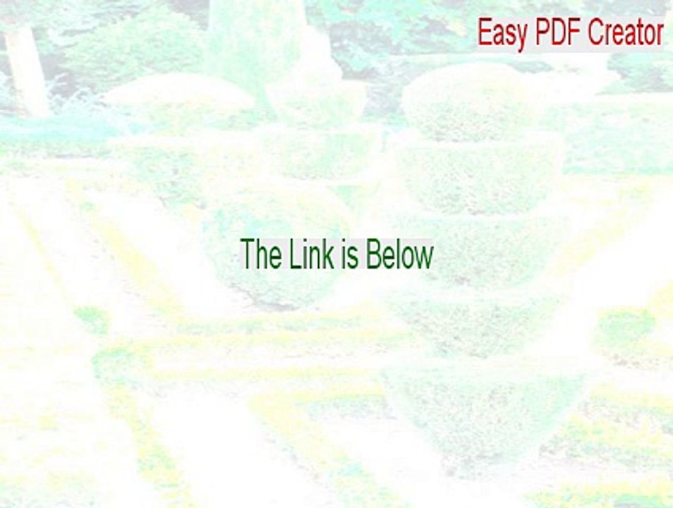 Easy PDF Creator Serial [Legit Download 2015]