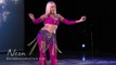 Belly Dance How to  Horizontal Hips Figure 8 Move - Belly Dancing - with Neon