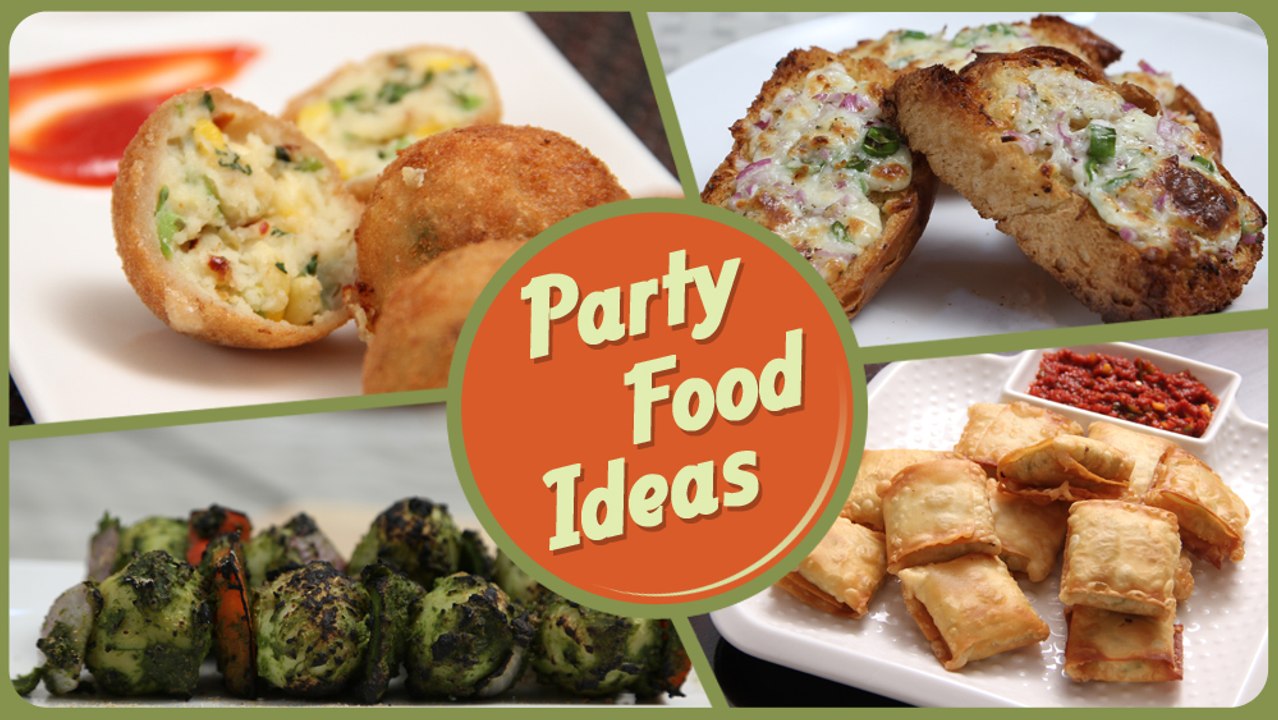 Party Food Ideas - Quick And Easy To Make Party Starters / Snack / Dips Recipe