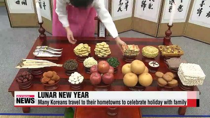 Lunar New Year is marked in Korea and China