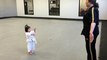 Une Fillette de 3 ans en cours de Taekwondo : trop mignonne