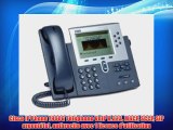 Cisco IP Phone 7960G T?l?phone VoIP H.323 MGCP SCCP SIP argent?(e) anthracite avec 1 licence
