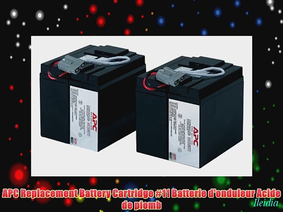 APC Replacement Battery Cartridge #11 Batterie d'onduleur Acide de plomb