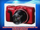 Canon PowerShot SX700 HS Compact System Camera - Red (16.1MP 30x Optical Zoom)