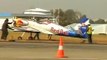 Wings of 2 planes collide during air acrobatics New Delhi india