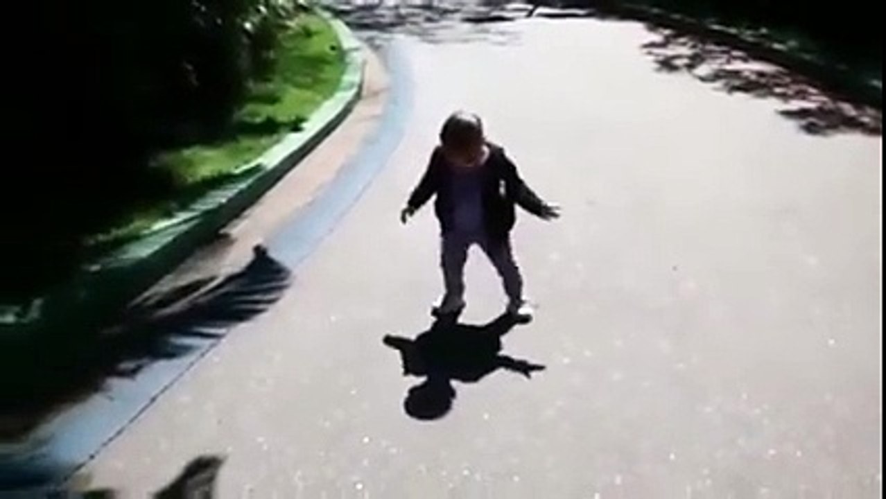 Child Is Feeling Scared To See His Shadow