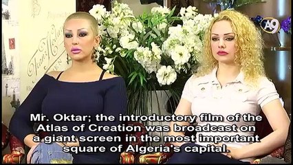 In the capital square of Algeria, the promotional film of Harun Yahya’s Atlas of Creation was shown.