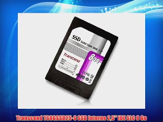 Transcend TS8GSSD25-S SSD Interne 25 IDE SLC 8 Go