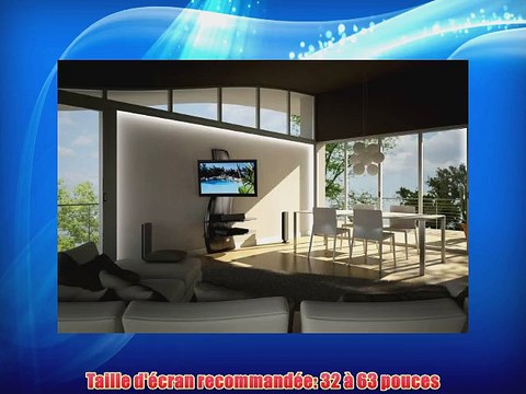 Meliconi Ghost Design 2000 Support mural pour TV Plasma / LCD Argent