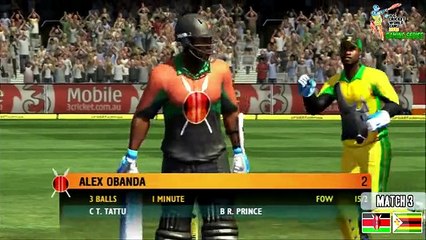 ICC Cricket World Cup 2015 (Gaming Series) - Pool A Match 3 Zimbabwe v Kenya