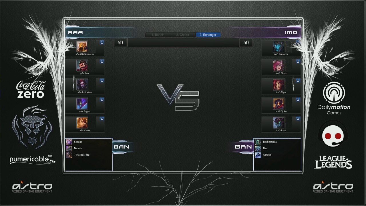 Lyon e-Sport #8 - Finale WINNER BRACKET aAa vs IMG - GAME 1