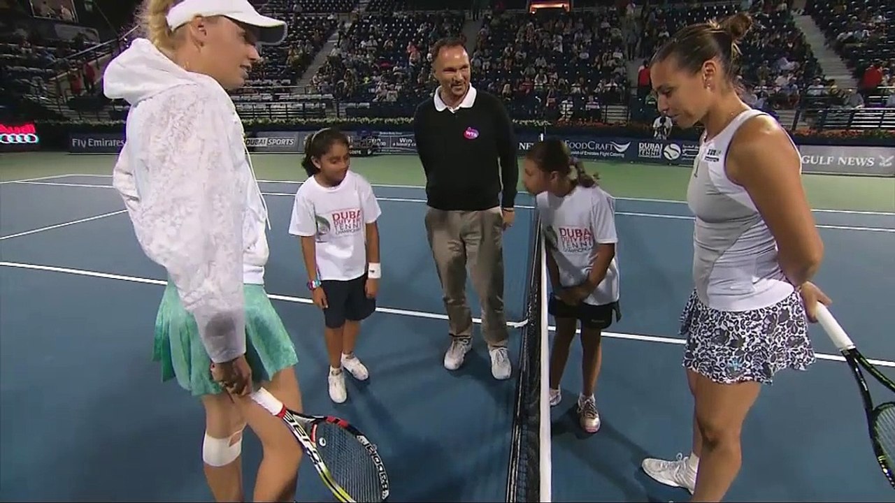 Woźniacki wygrała z Pennettą