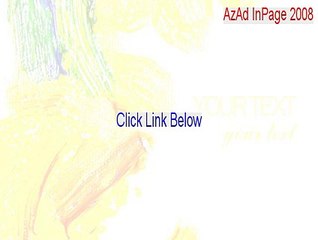 AzAd InPage 2008 Keygen - Free Download 2015